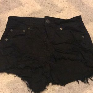 American eagle high rise festival jean shorts